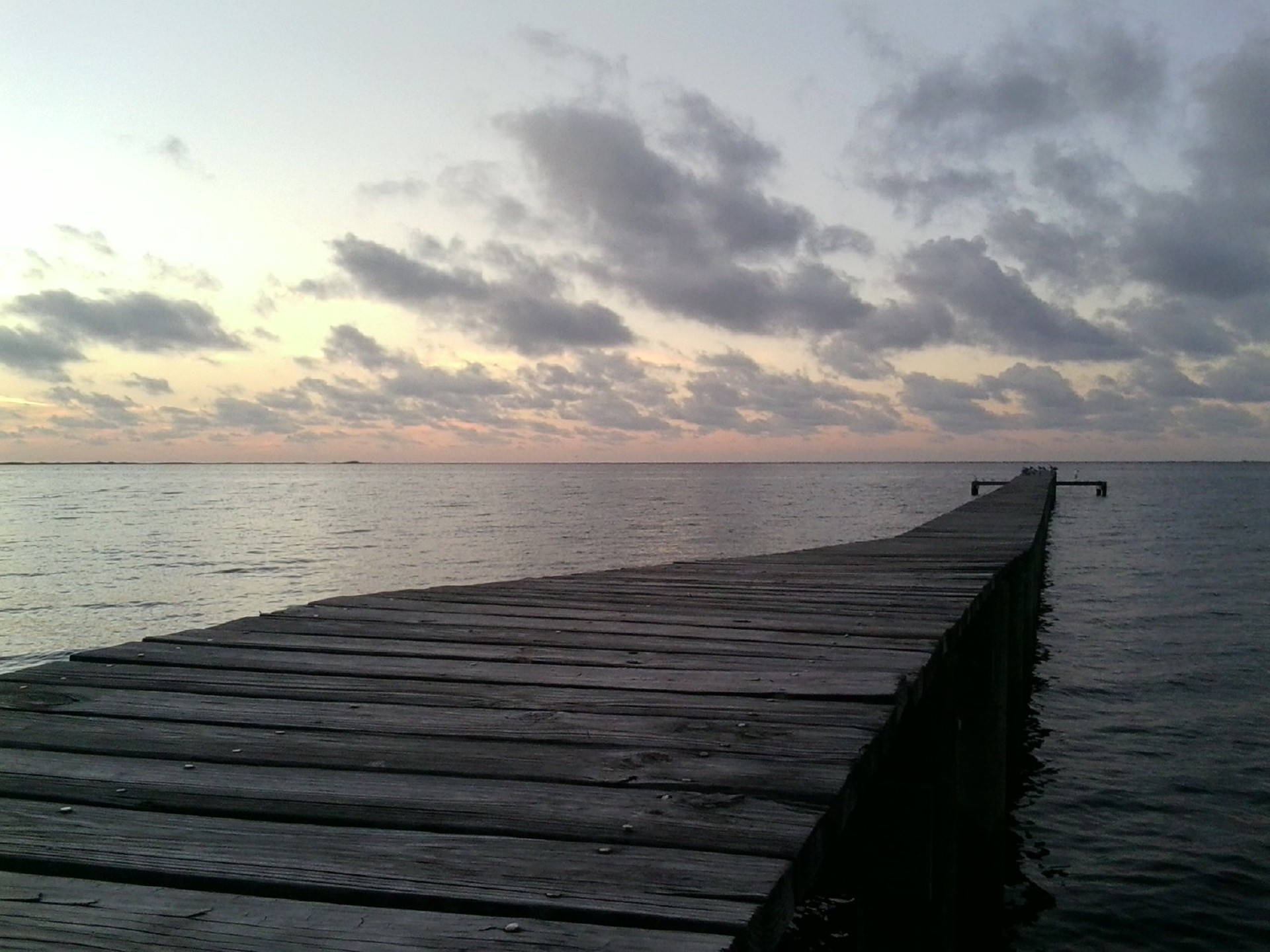 pier sunset landscape free photo