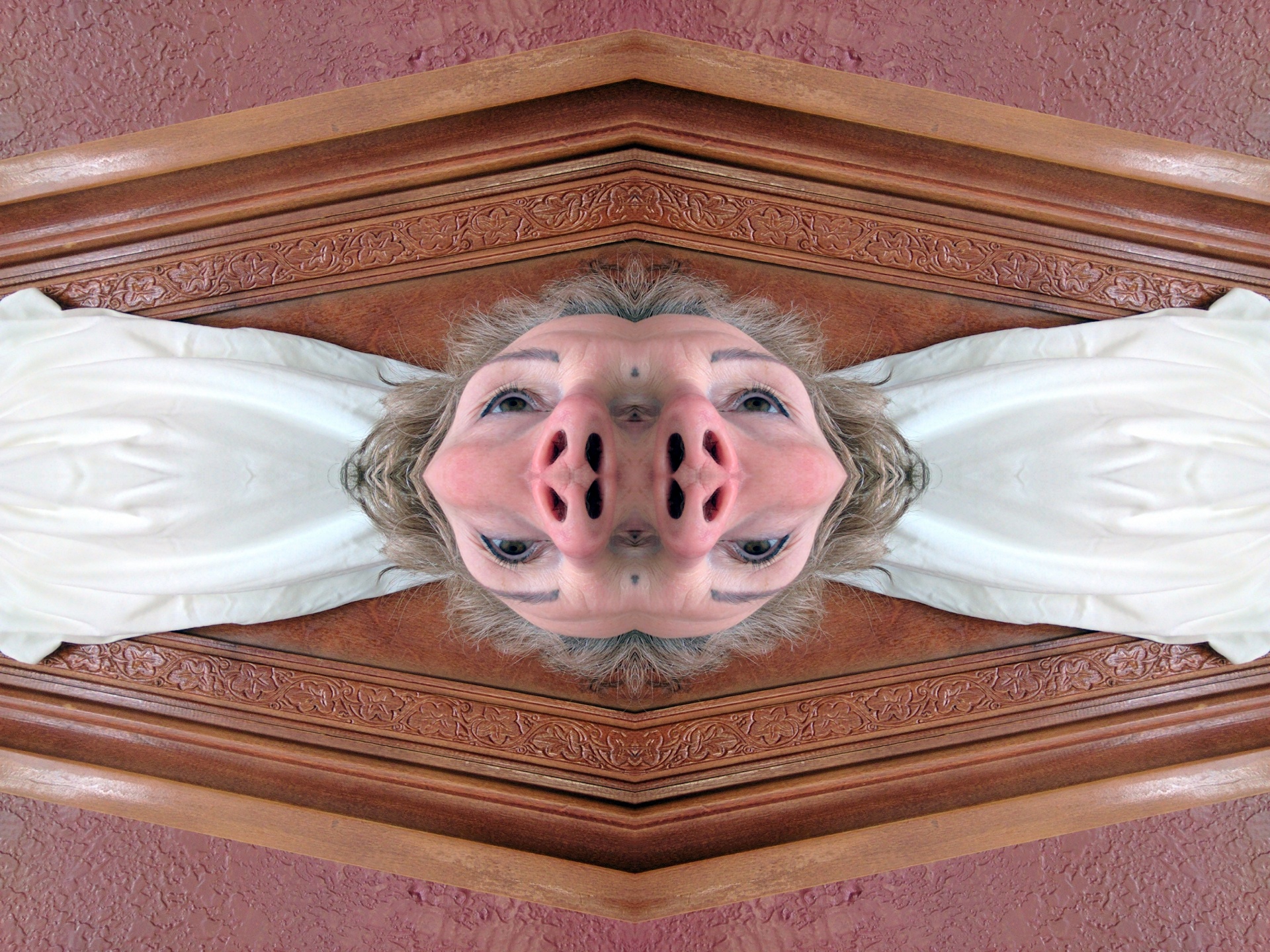 kaleidoscope face nose free photo