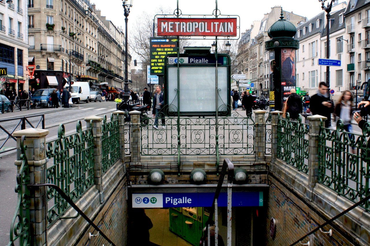 pigalle metro france free photo