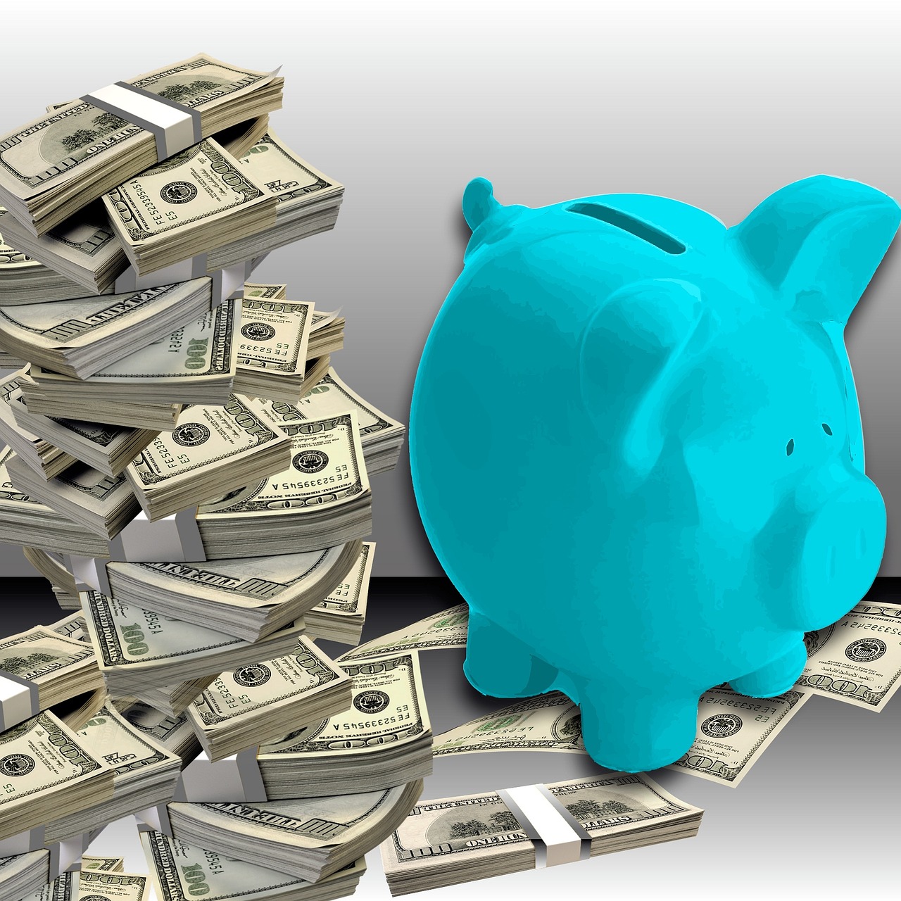 piggy bank save money free photo