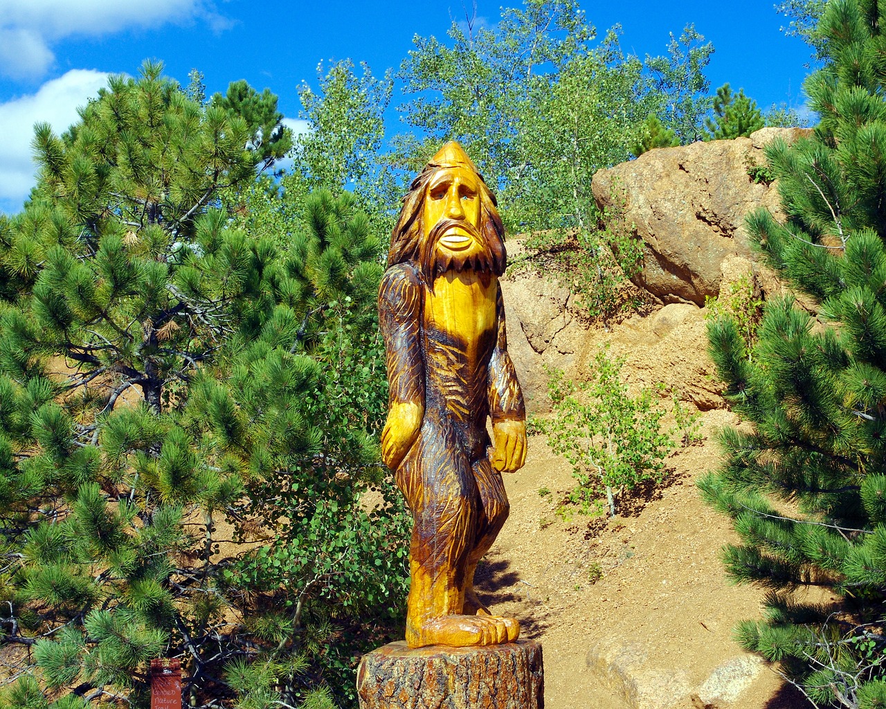 pikes peak bigfoot  bigfoot  statue free photo