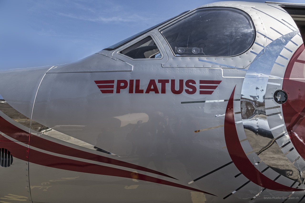 pilatus pc-12 aircraft turboprop free photo