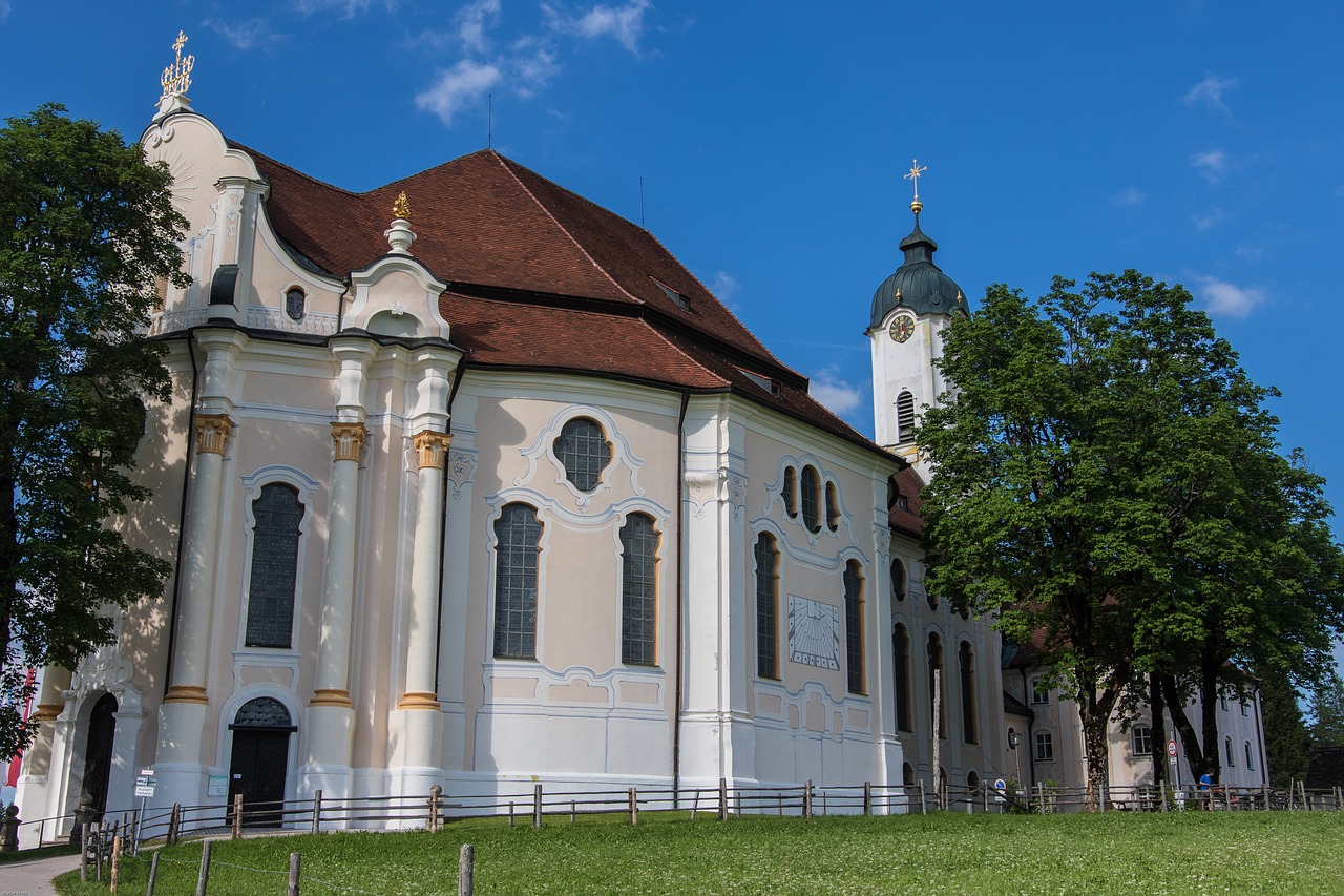 pilgrimage church of wies rococo schwangau free photo