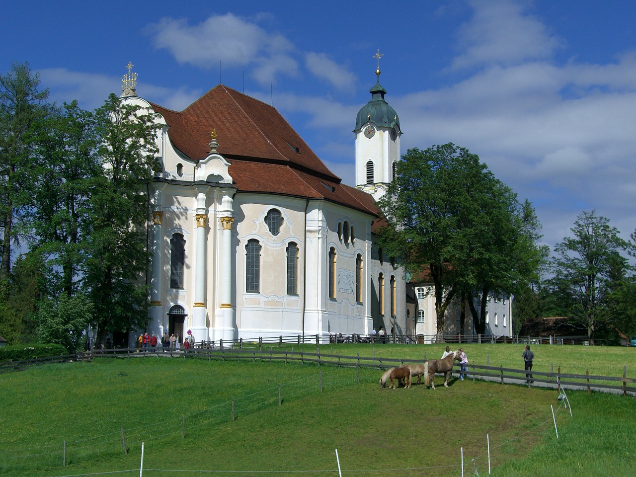 pilgrimage church of wies pilgrimage church bavaria free photo