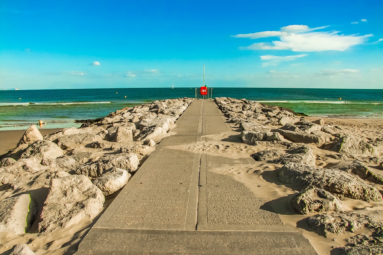 pillar stone sea free photo