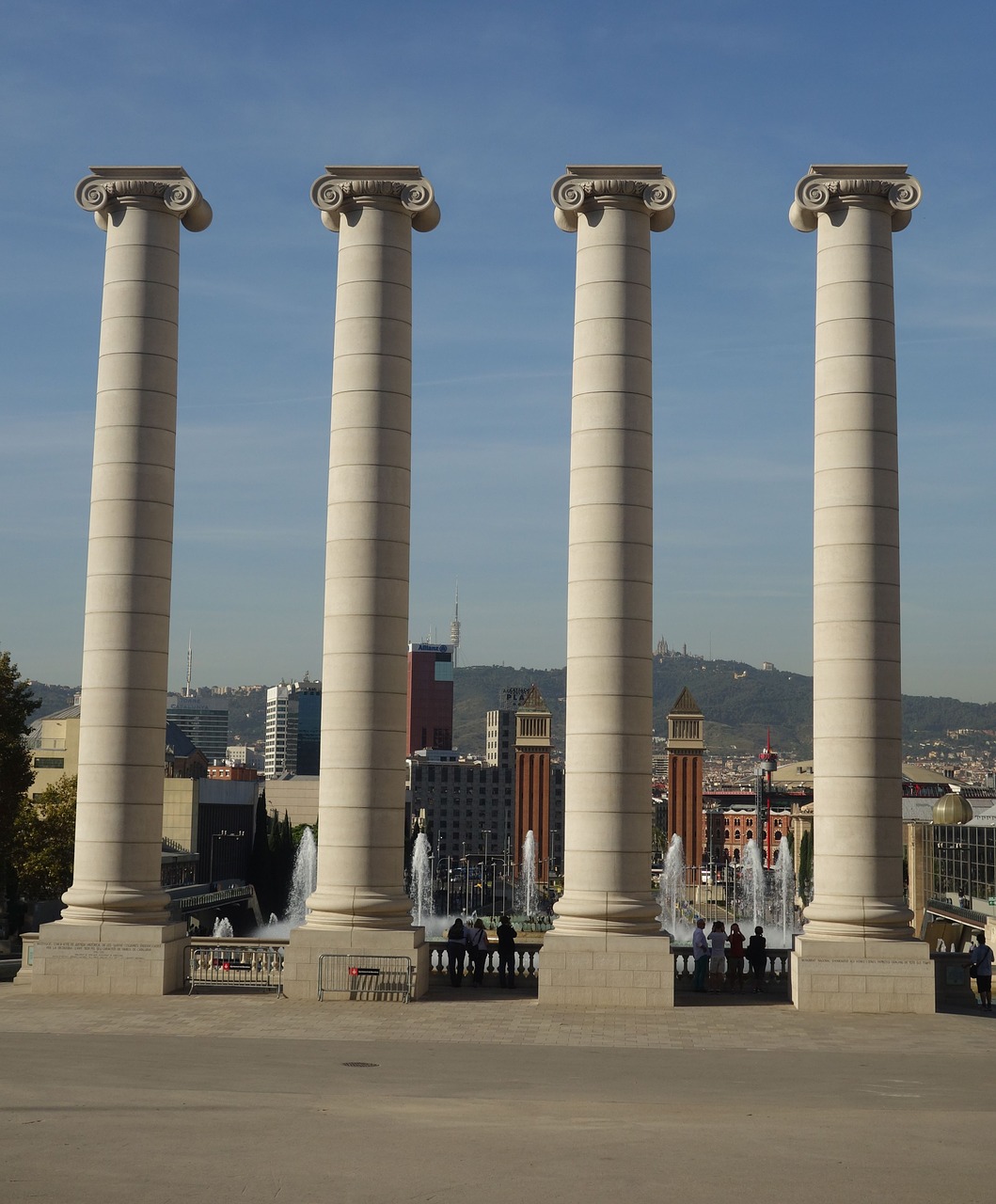 pillars column architecture free photo