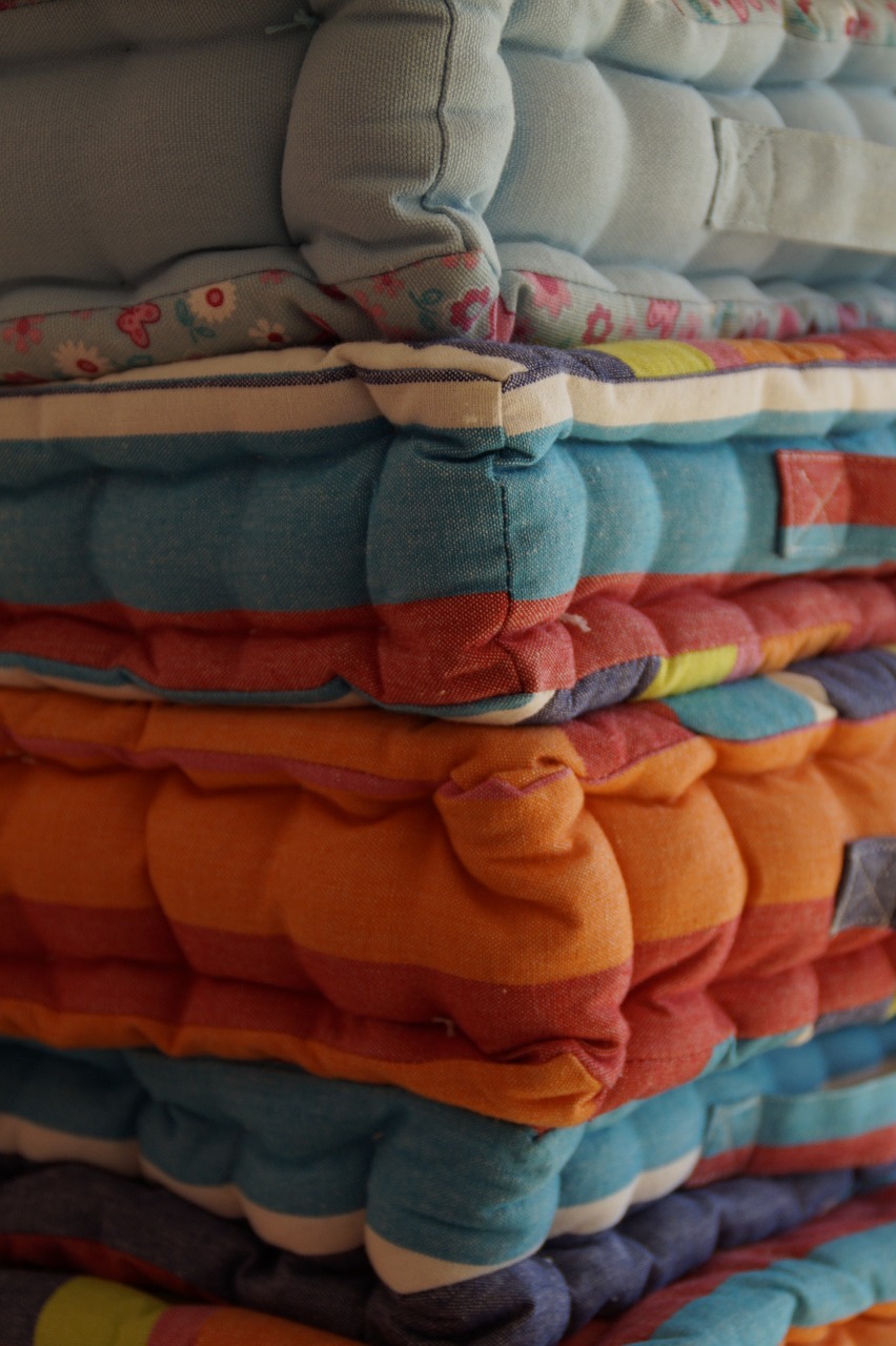 pillow stacked pillow stack free photo
