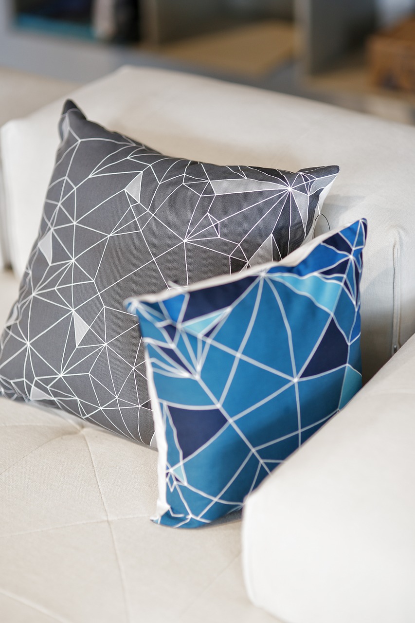 pillows pillow geometric free photo
