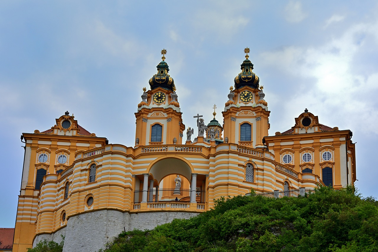 pin melk  wachau  baroque free photo