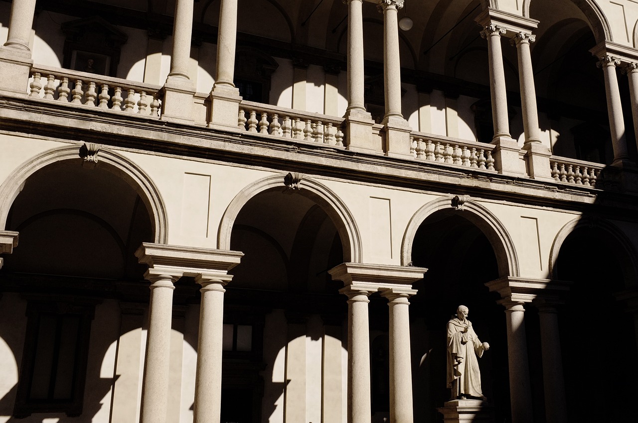 pinacoteca di brera milan italy free photo