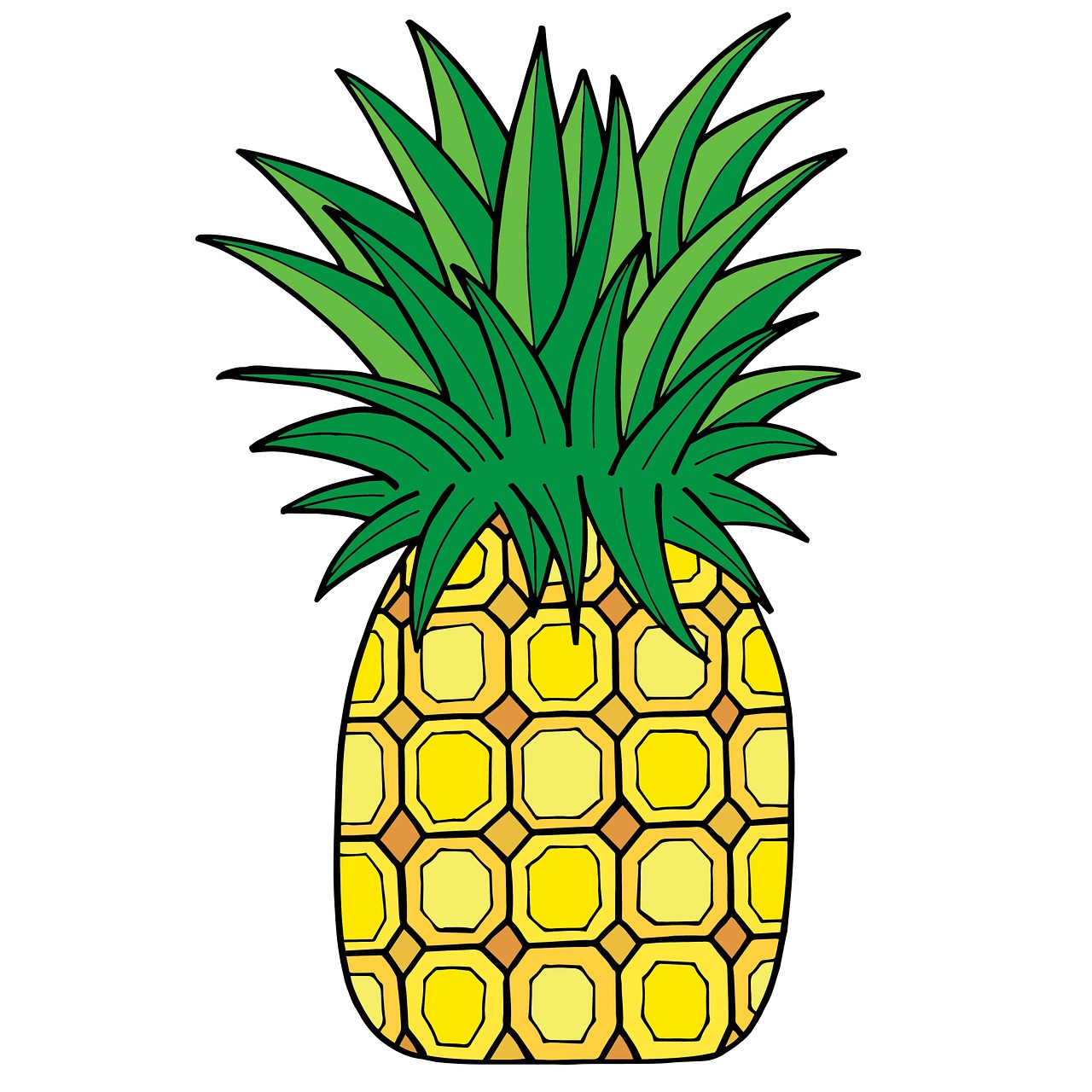 pineapple fruit food free photo