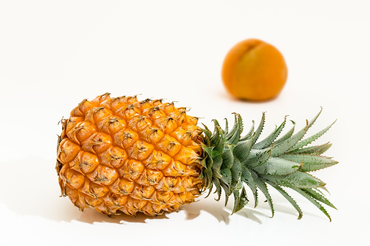 pineapple tropical fruit juicy free photo
