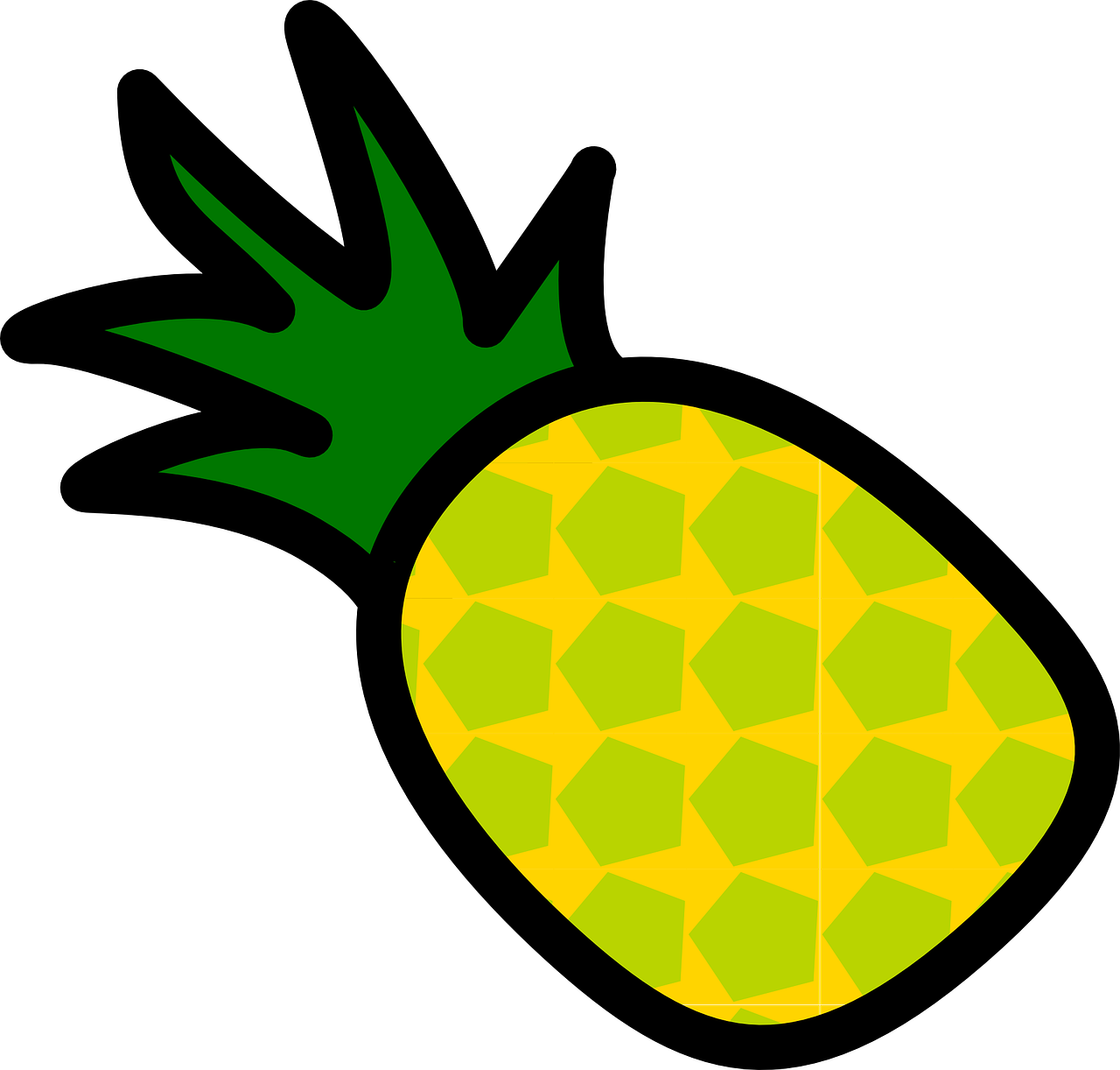 pineapple fruit icon free photo