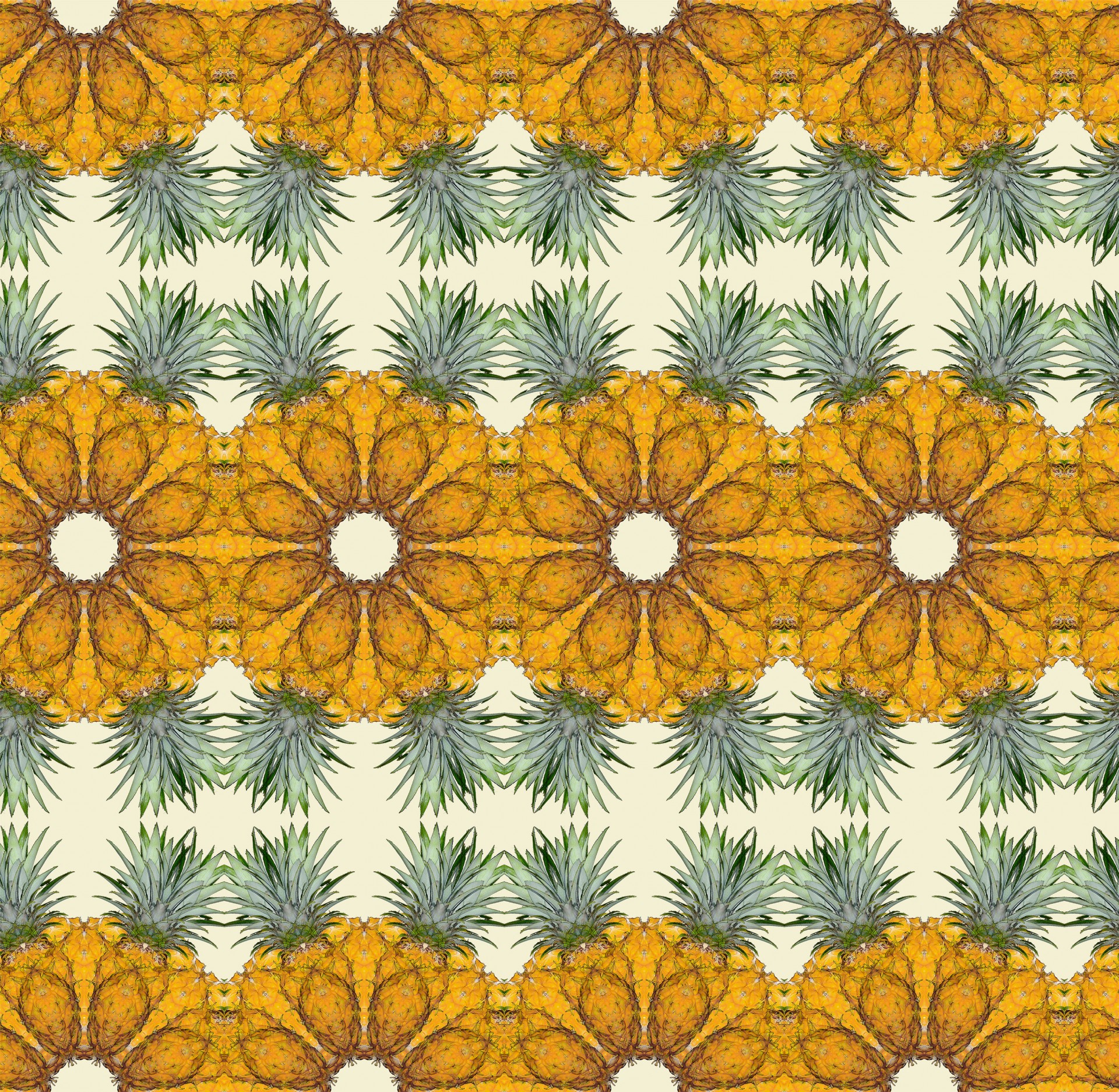 pineapple pineapples pattern free photo