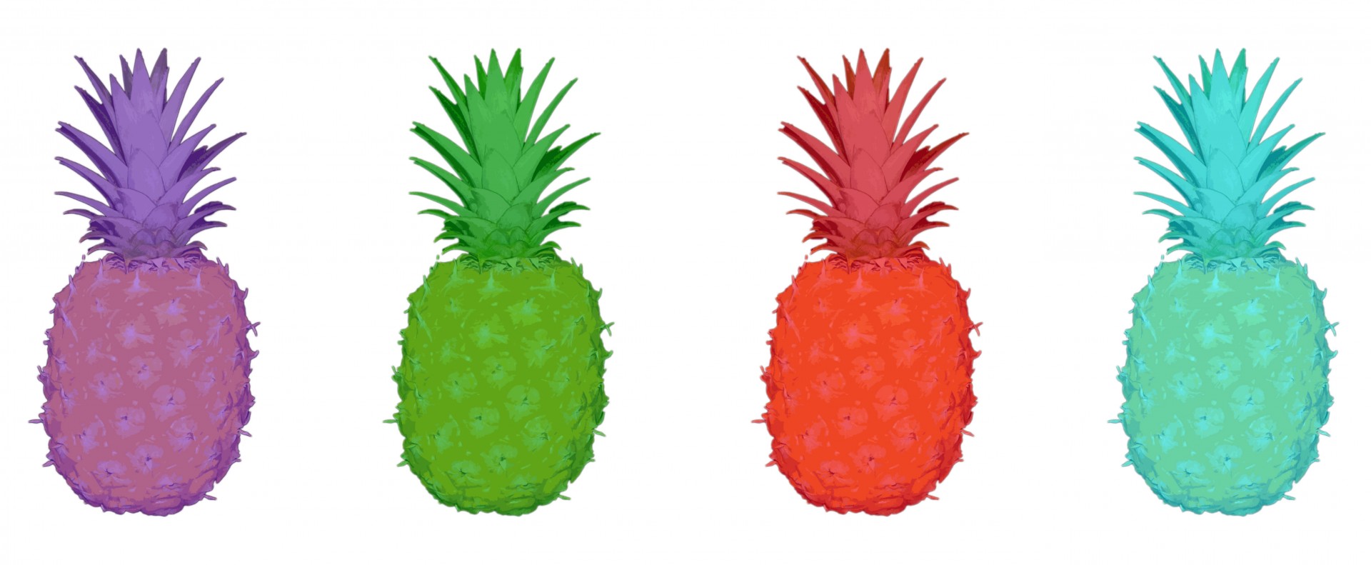 pineapple pineapples colorful free photo