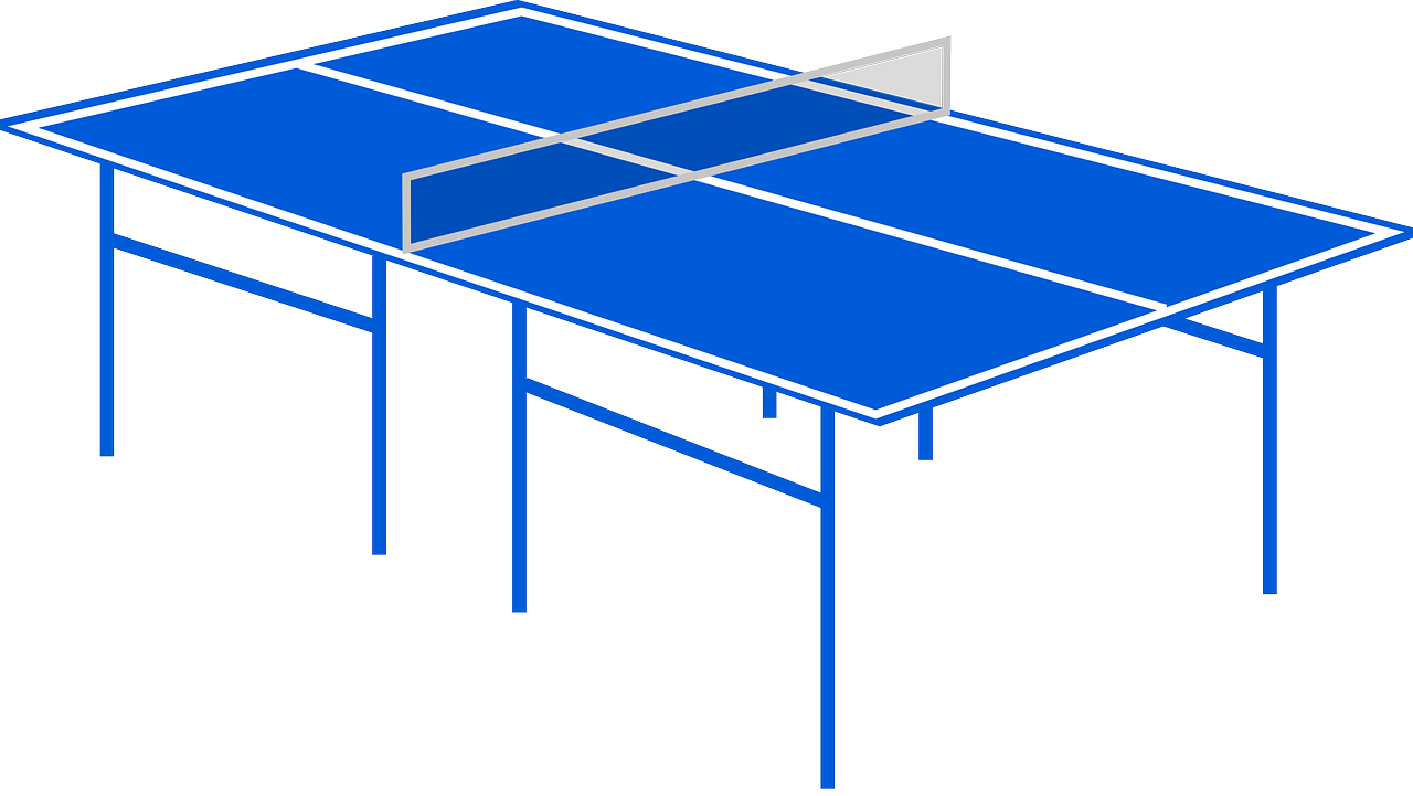 ping-pong table tennis playing field free photo