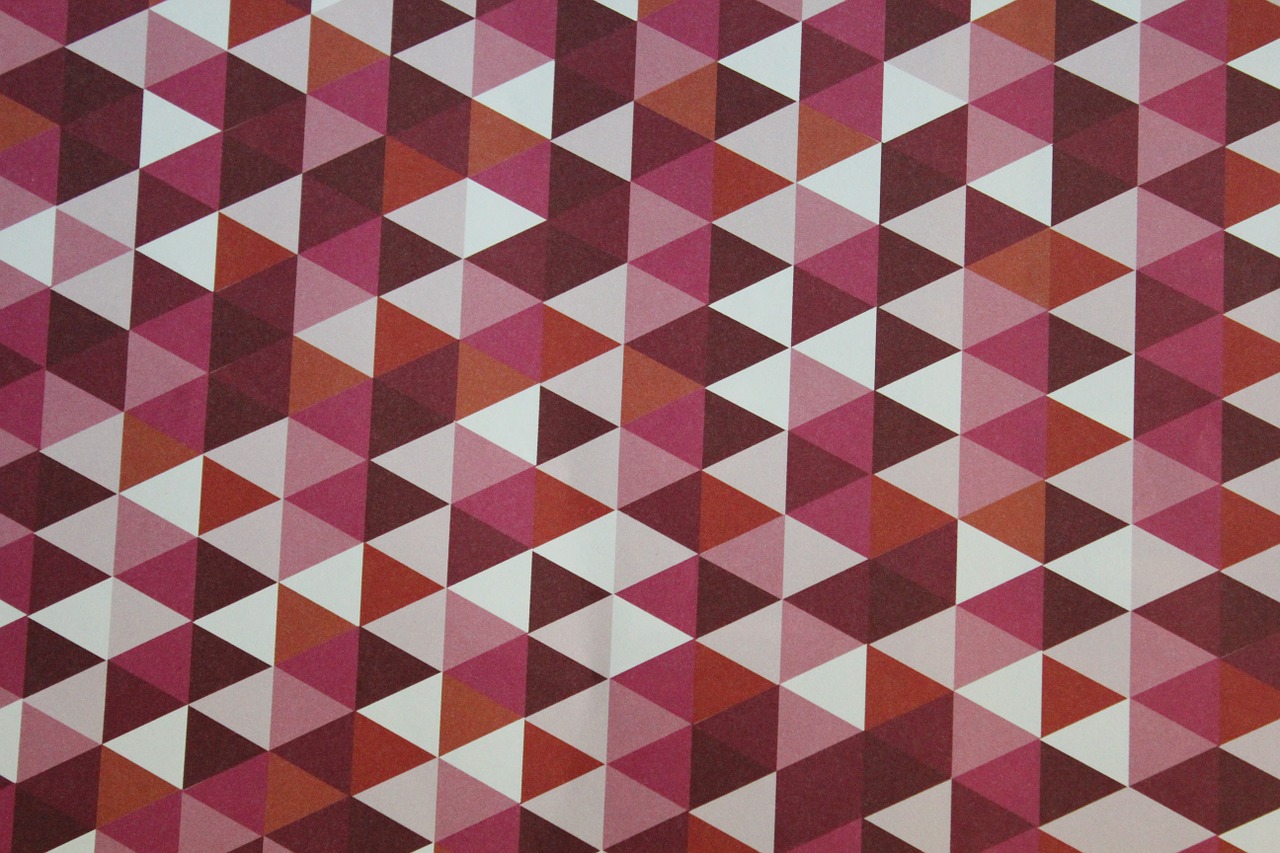 pink geometric background free photo