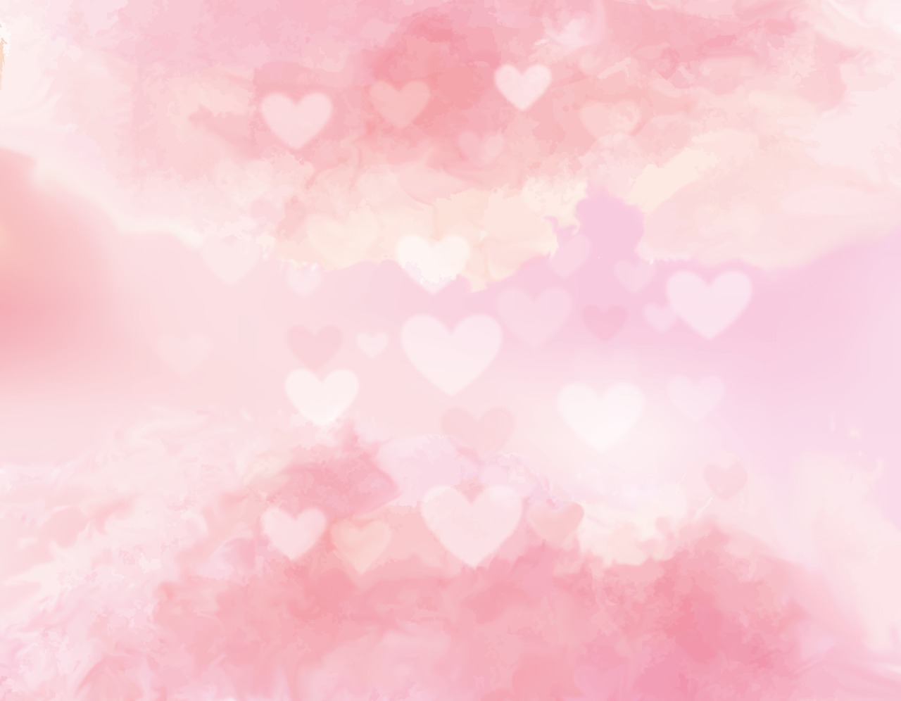 pink heart tender free photo