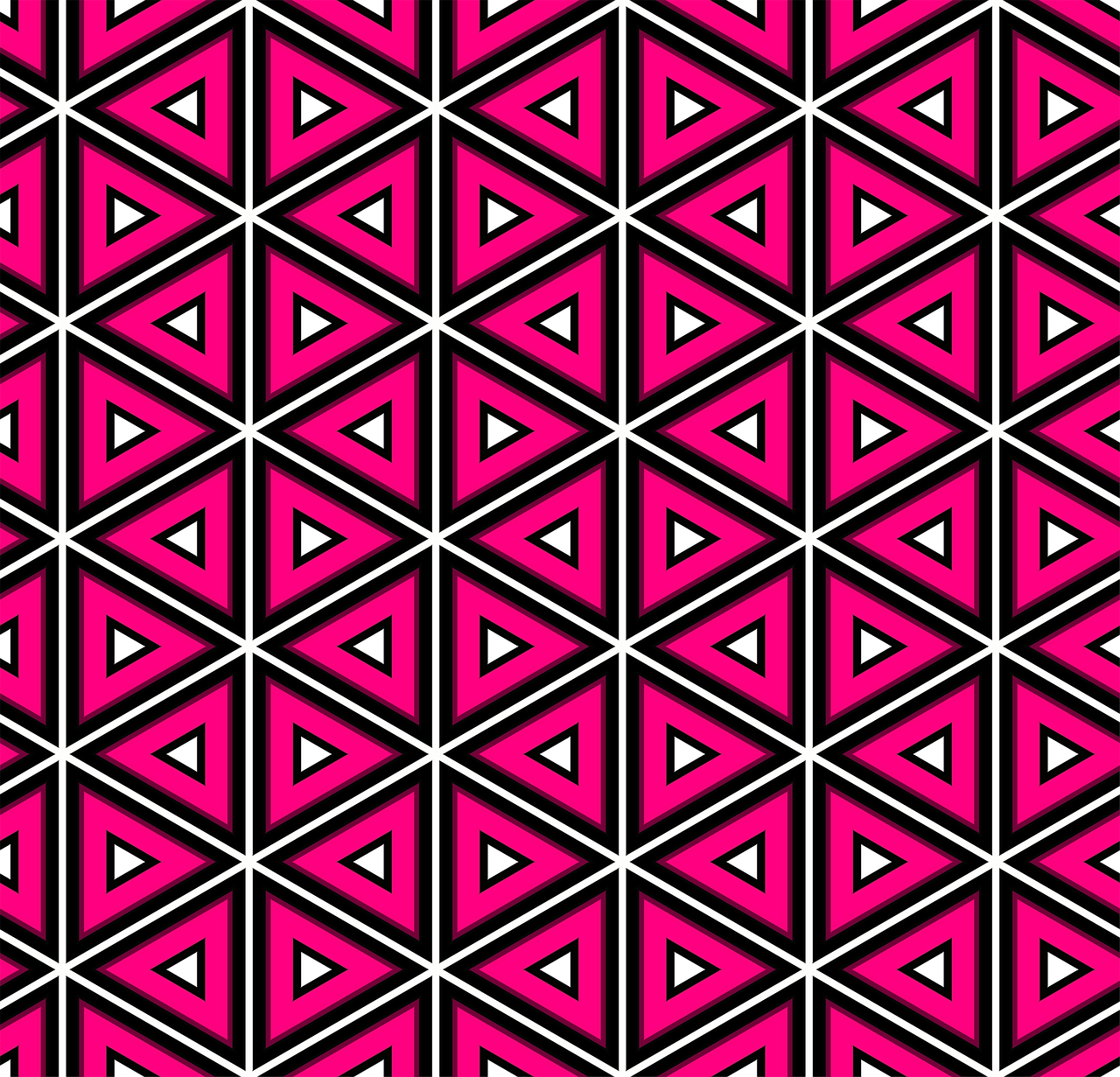 pink pattern triangles free photo