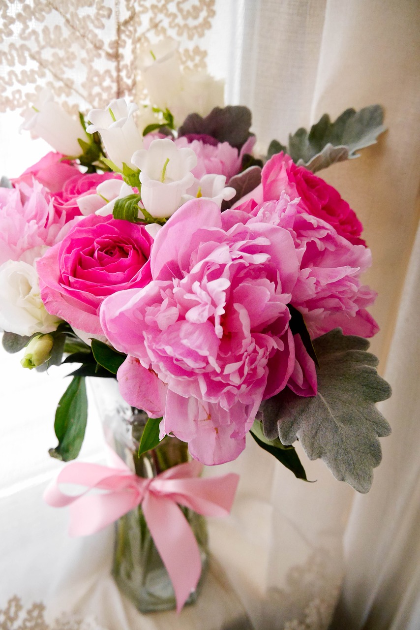 pink rose bouquet free photo