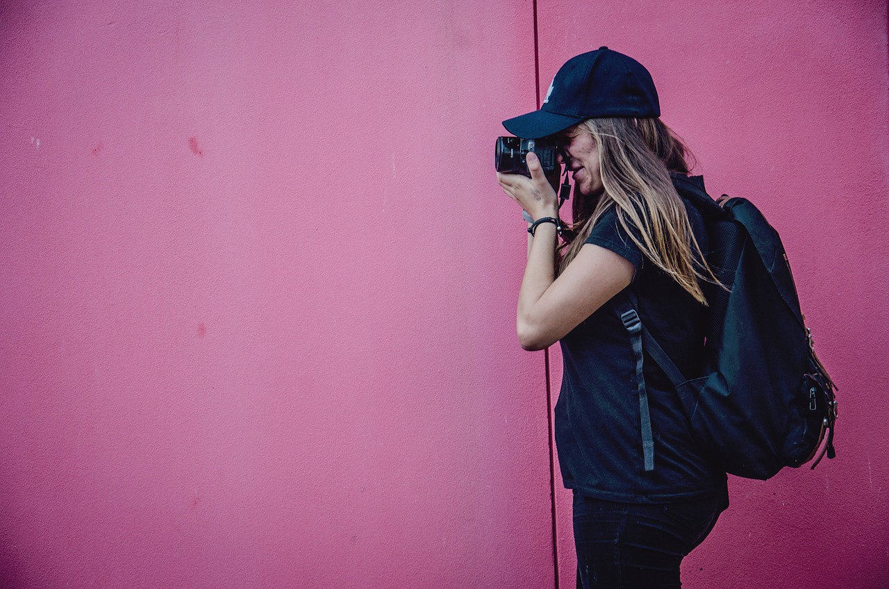 pink walls people free photo