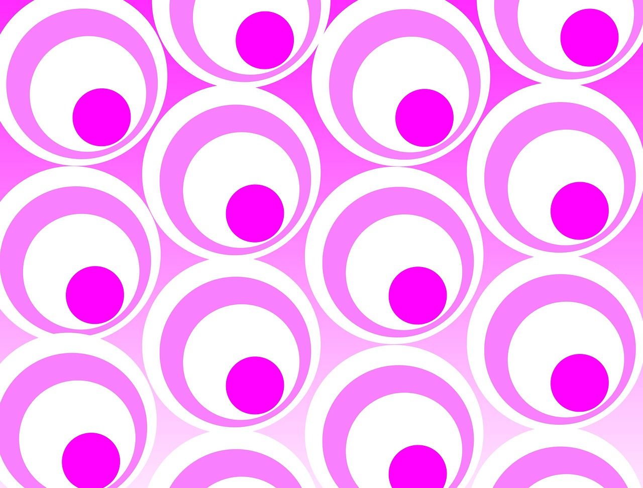 pink background circles free photo