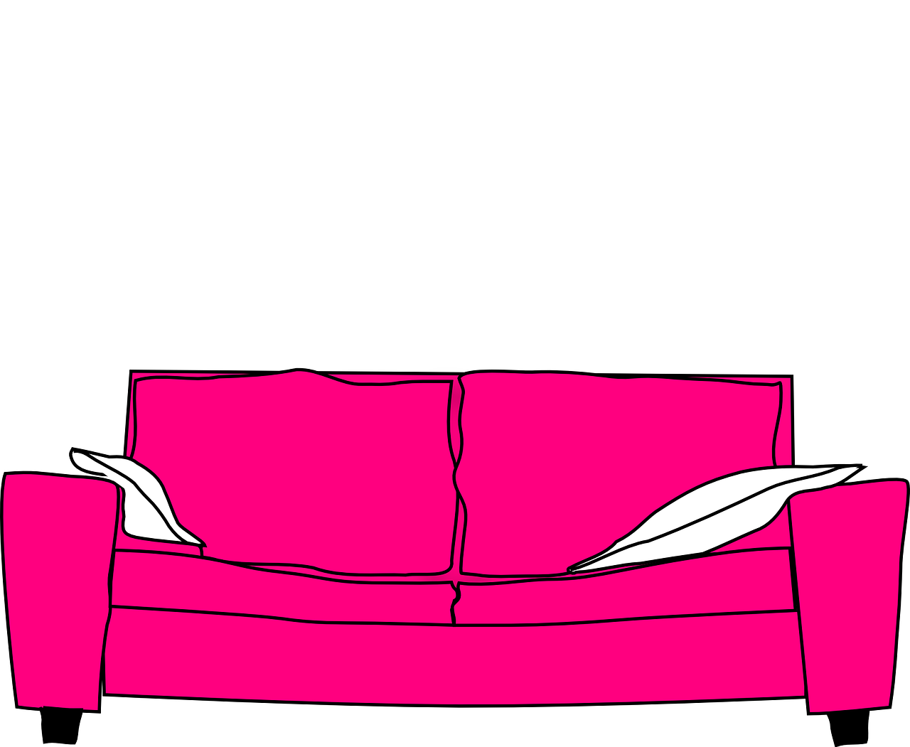 pink furniture couch free photo