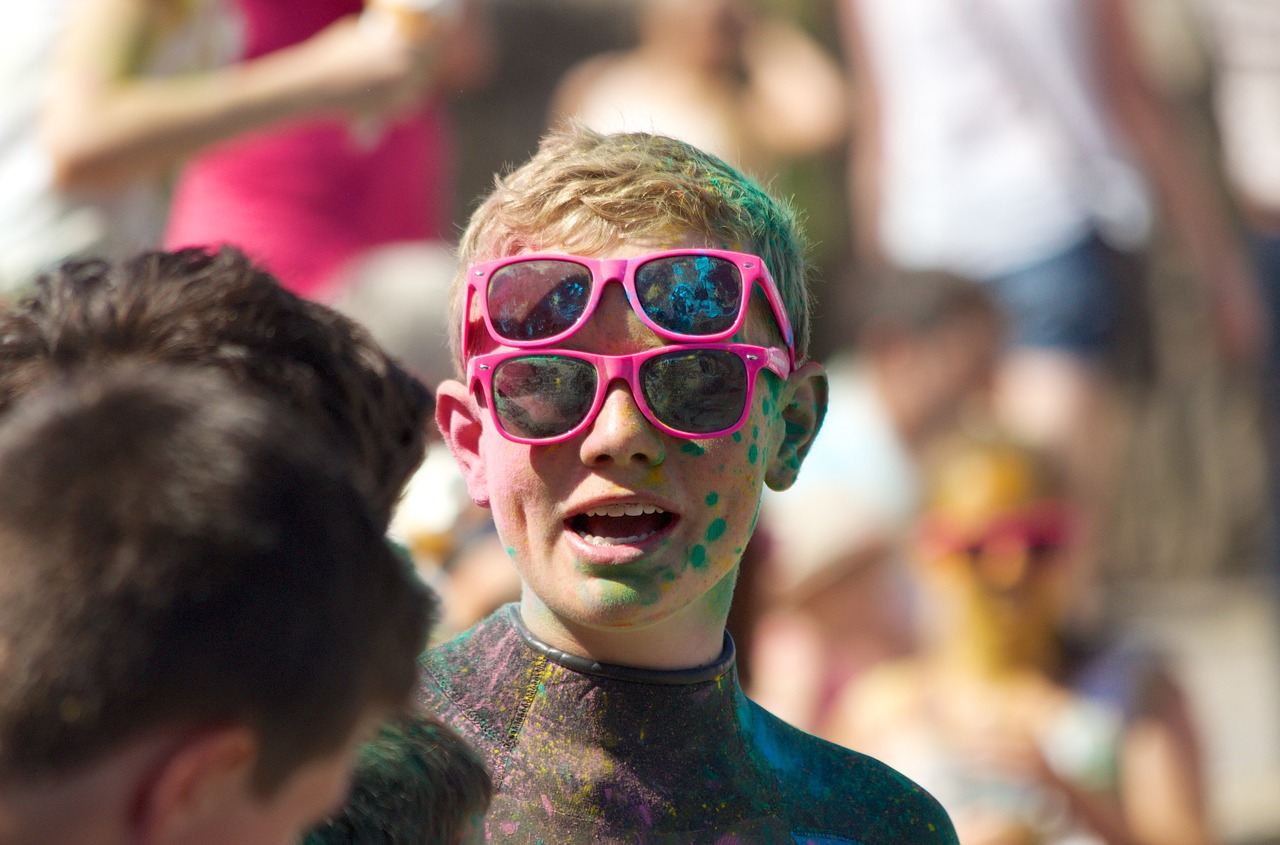 pink sunglasses young free photo