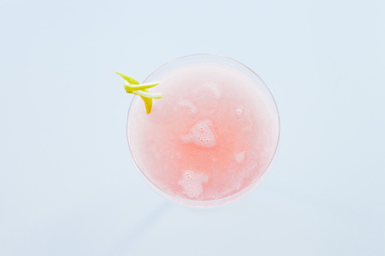 pink cocktail alcohol free photo