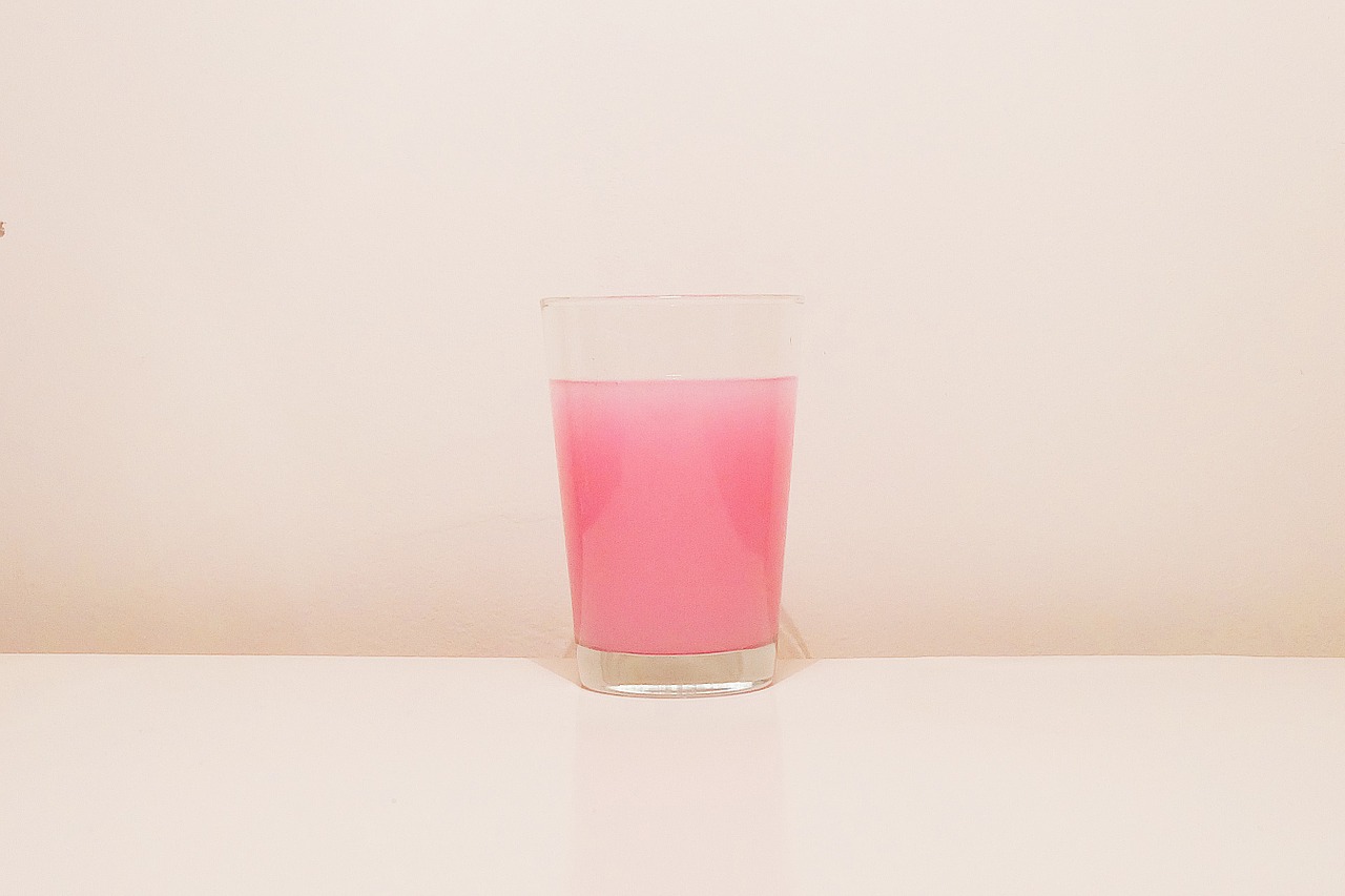 pink drink glass free photo