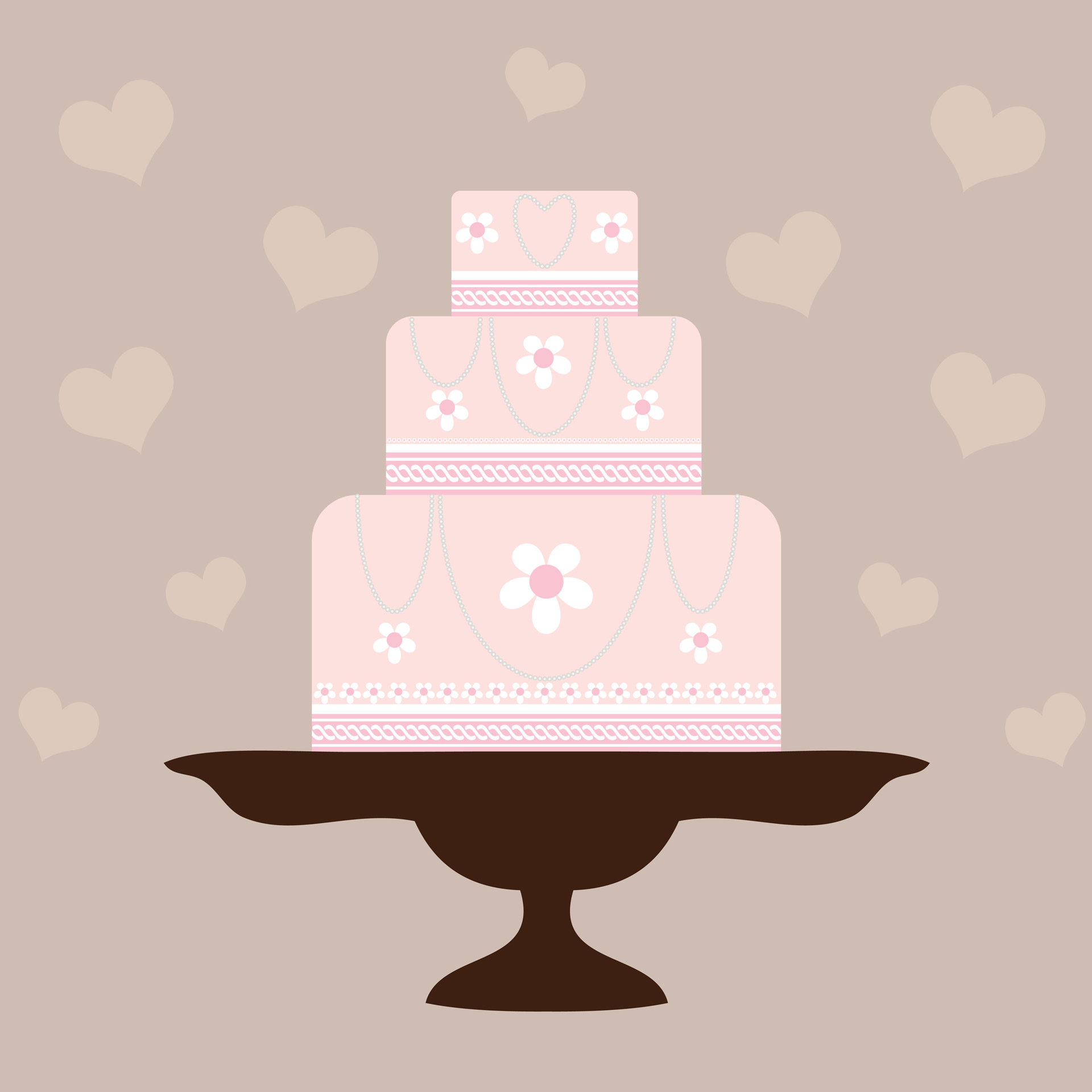 cake pink wedding cake free photo