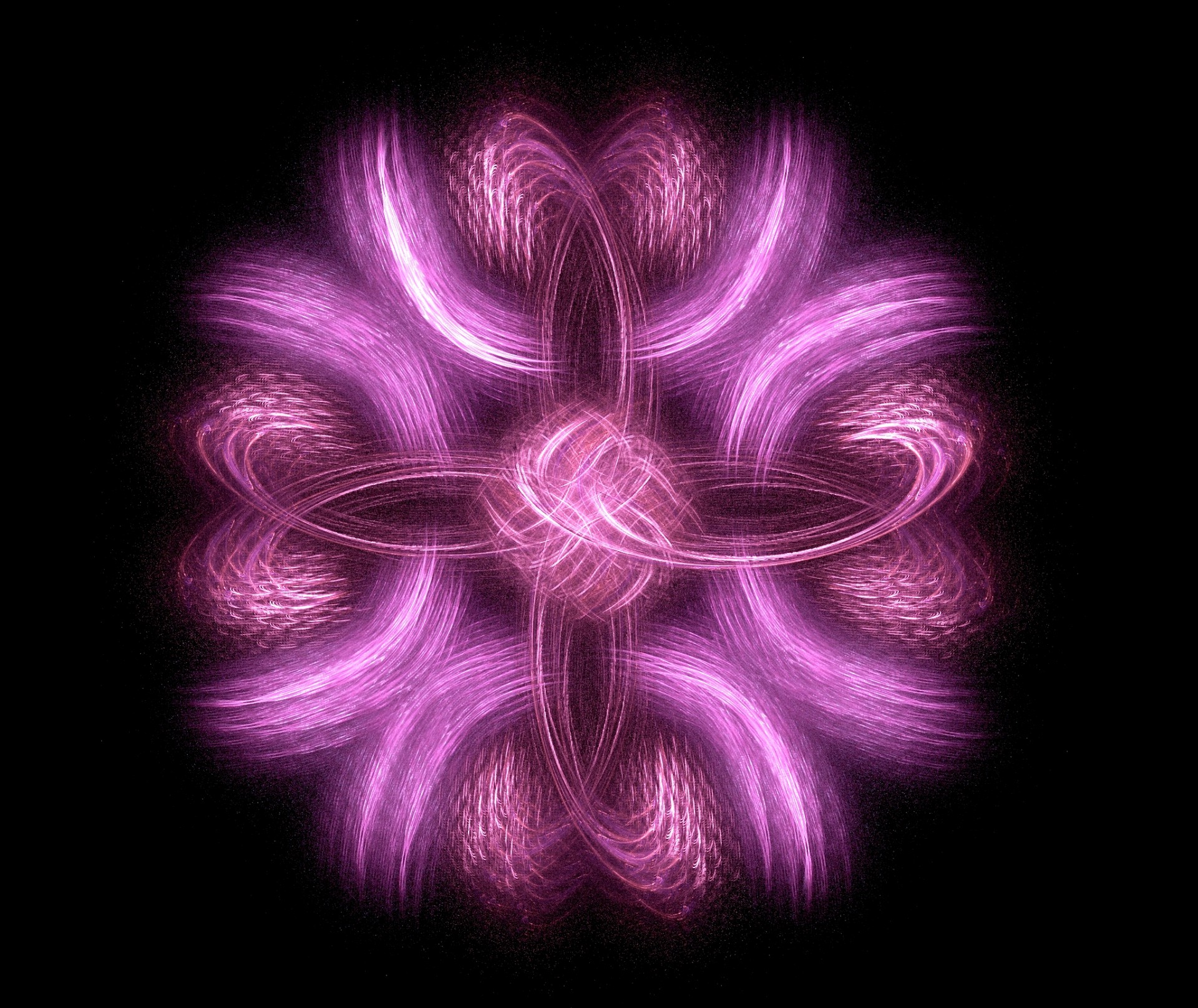 fractal pink pretty free photo