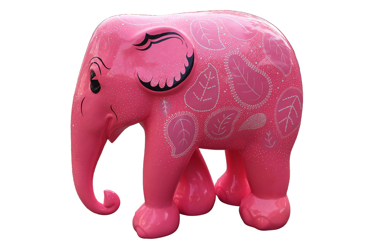 pink elephant elephant pink free photo