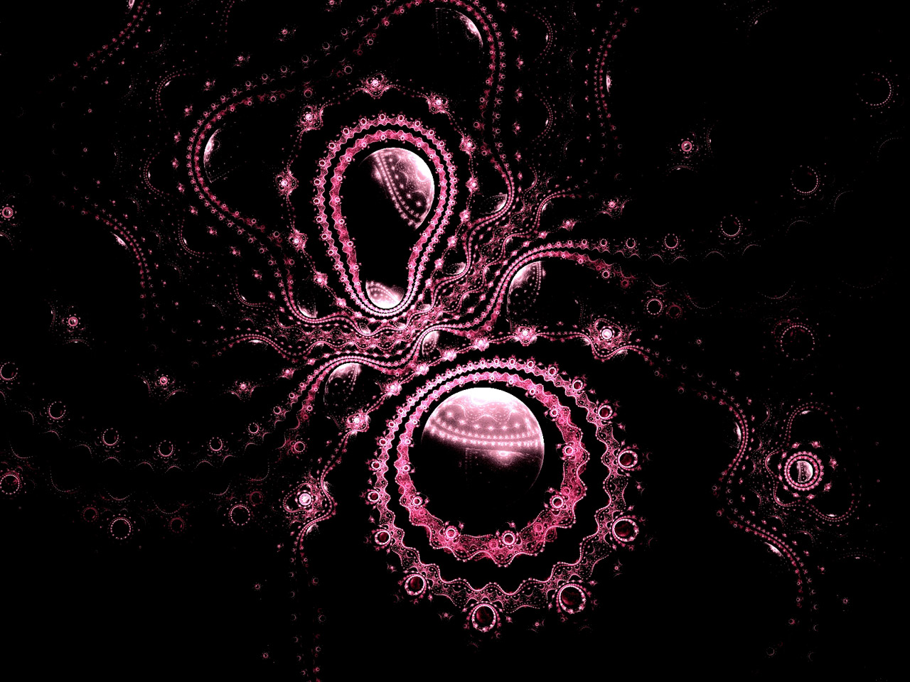 pink fractal pink fractal free photo