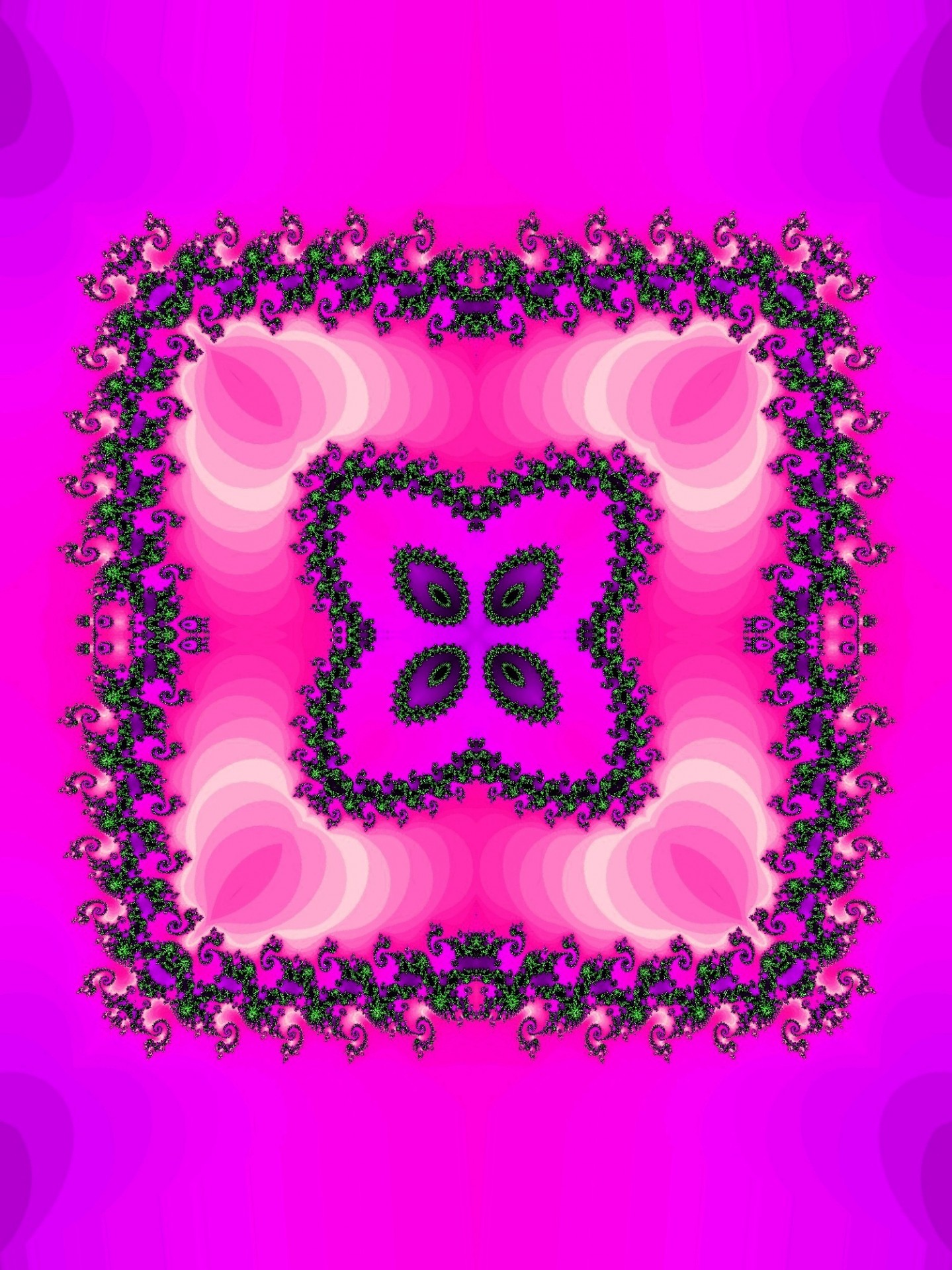 fractal kaleidoscope pattern free photo