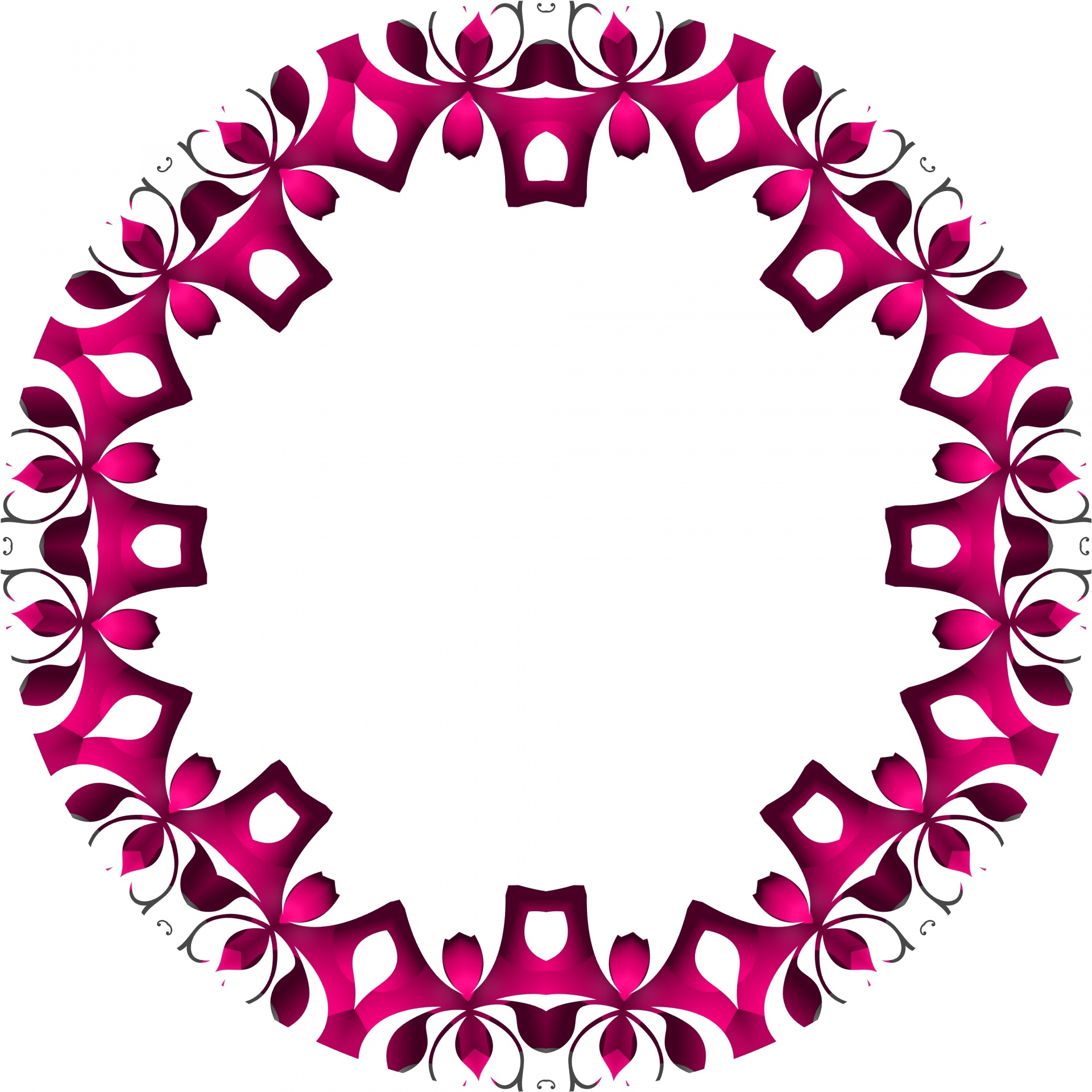 empty pink kaleidoscope free photo