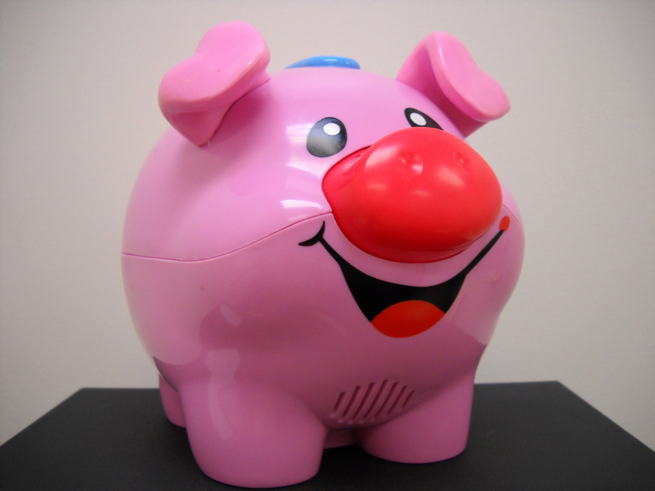 pink pig toy free photo