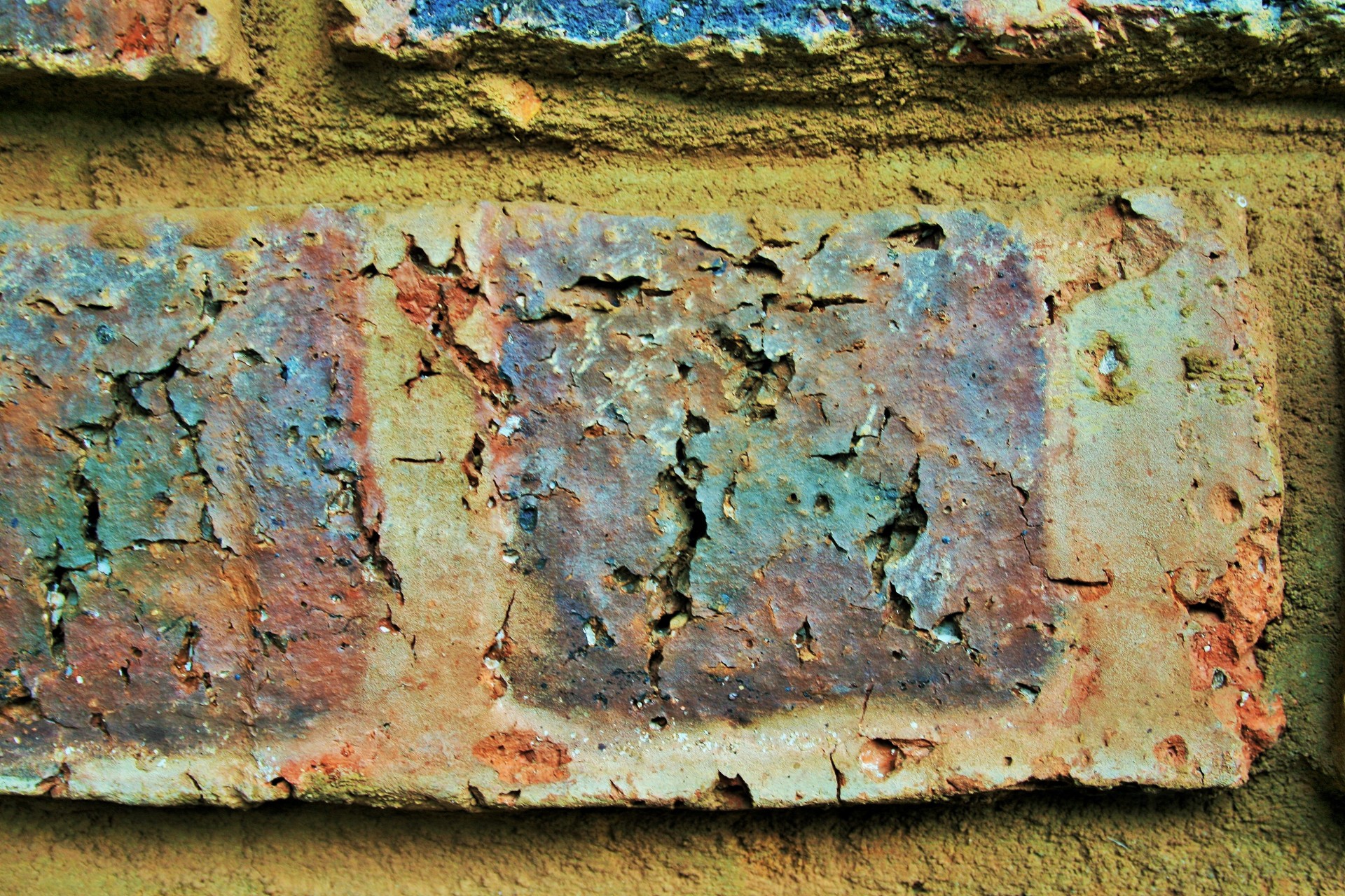 wall brick colours free photo