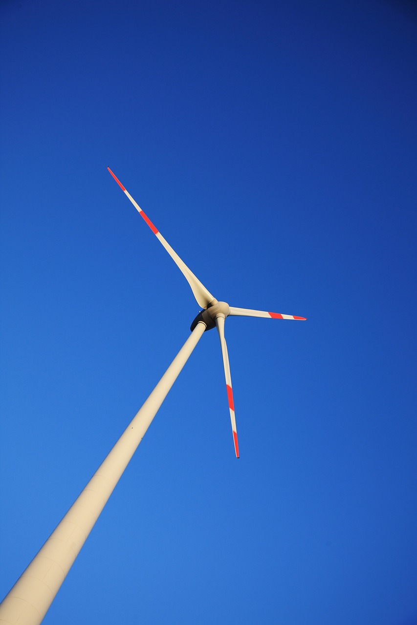 pinwheel wind energy oblique free photo