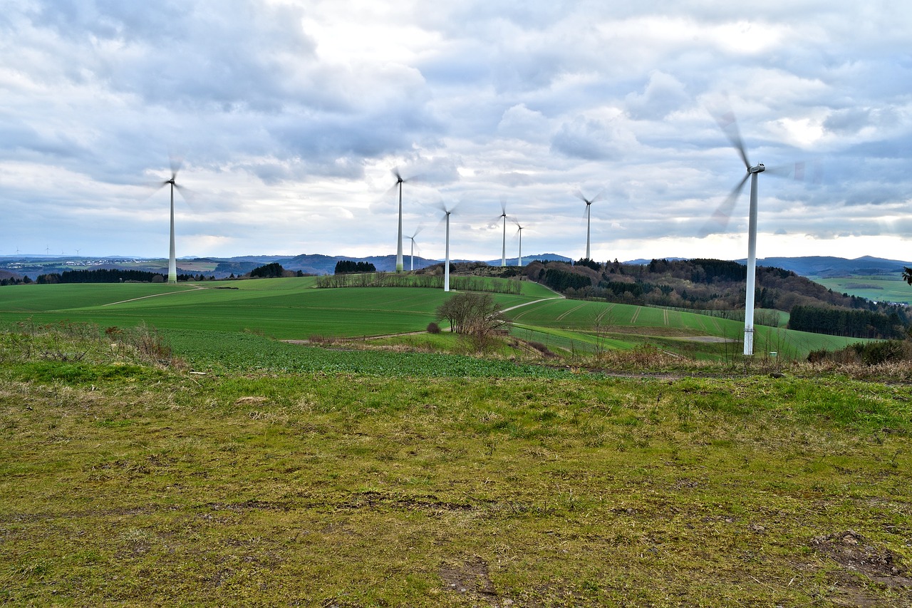 pinwheel windräder wind energy free photo