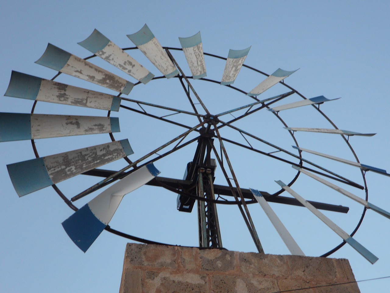 pinwheel wind energy mallorca free photo