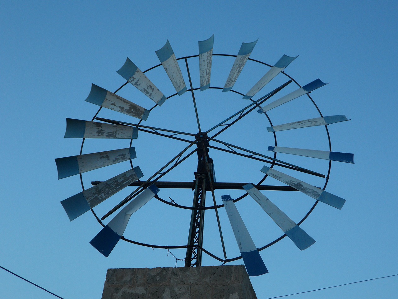 pinwheel wind energy mallorca free photo