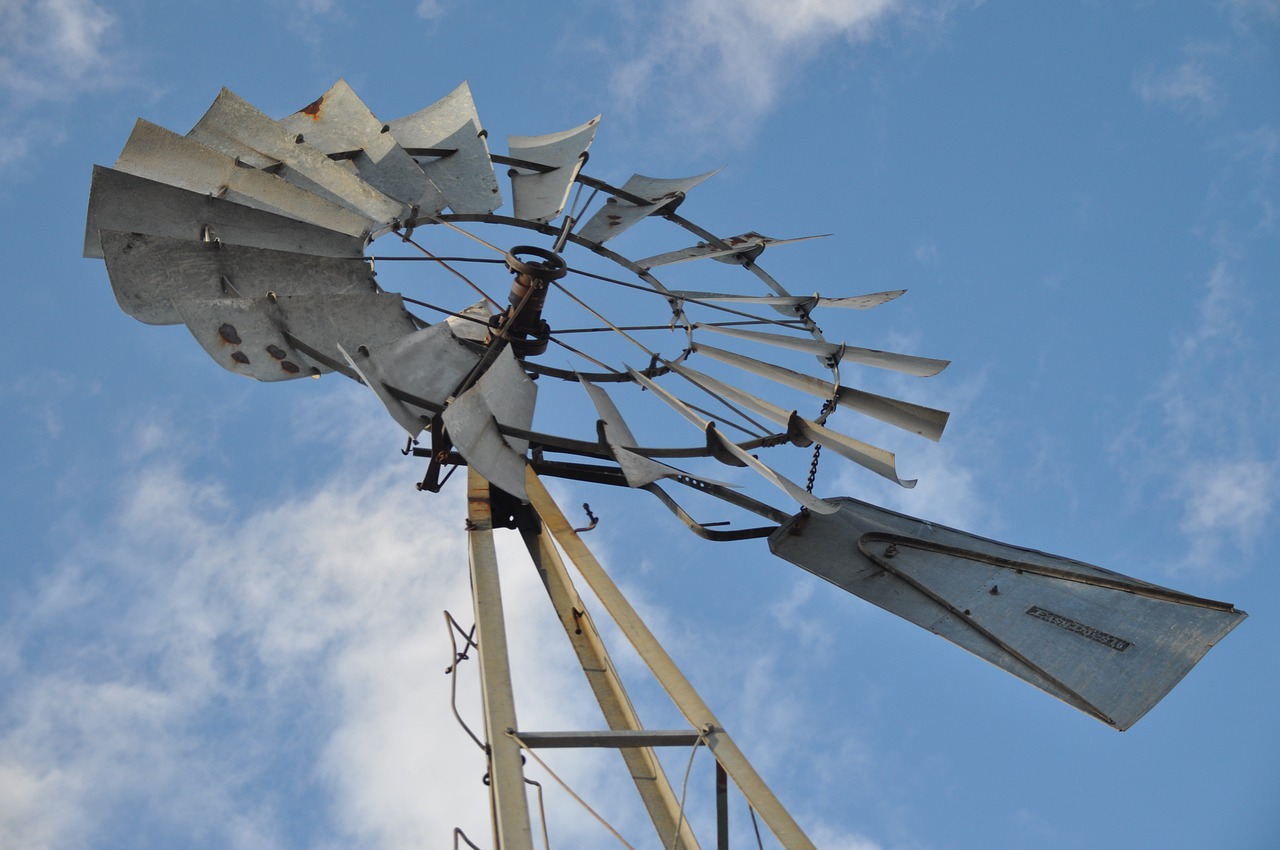 pinwheel  wind power  sky free photo