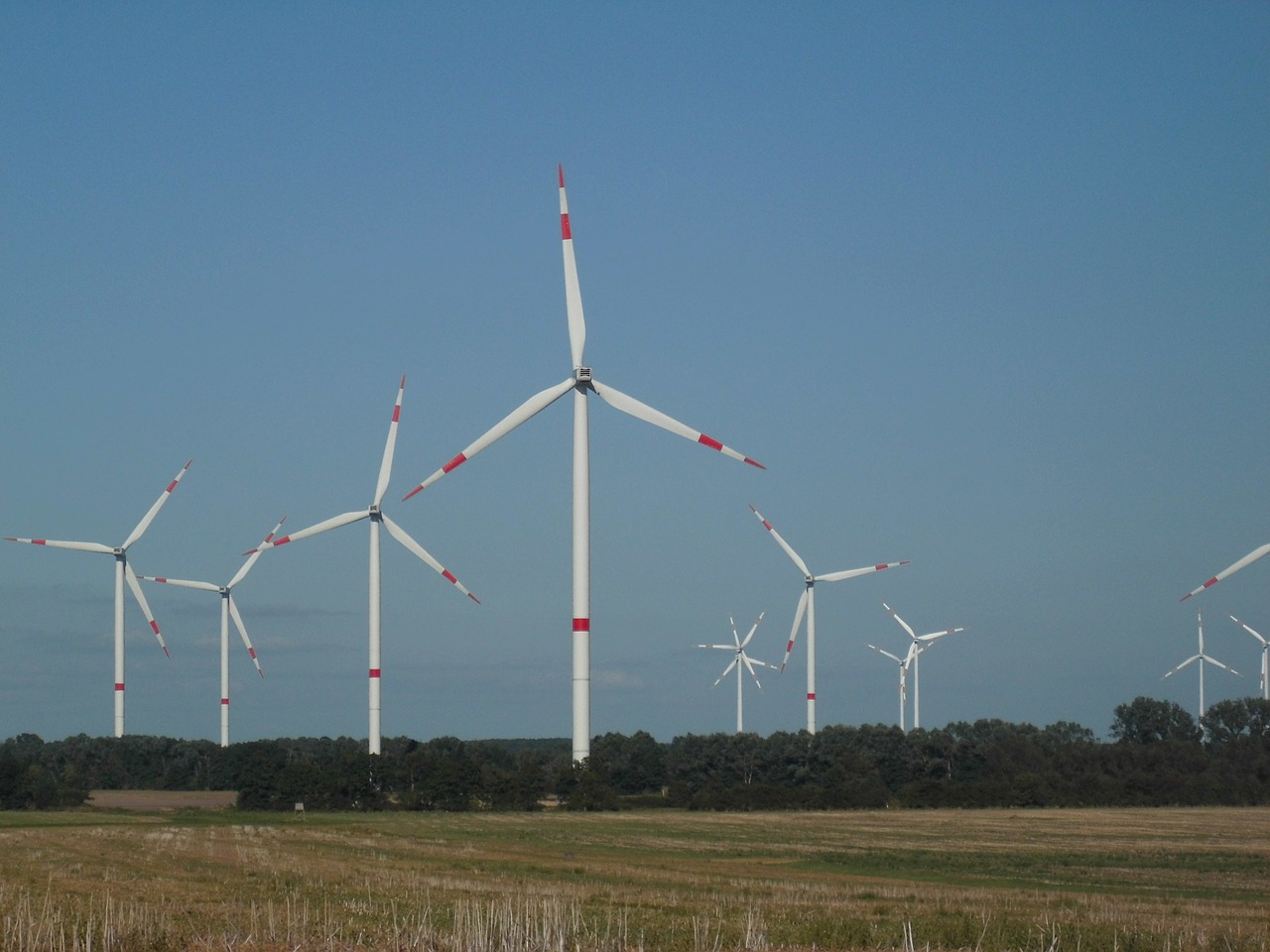 pinwheel wind power wind turbine free photo