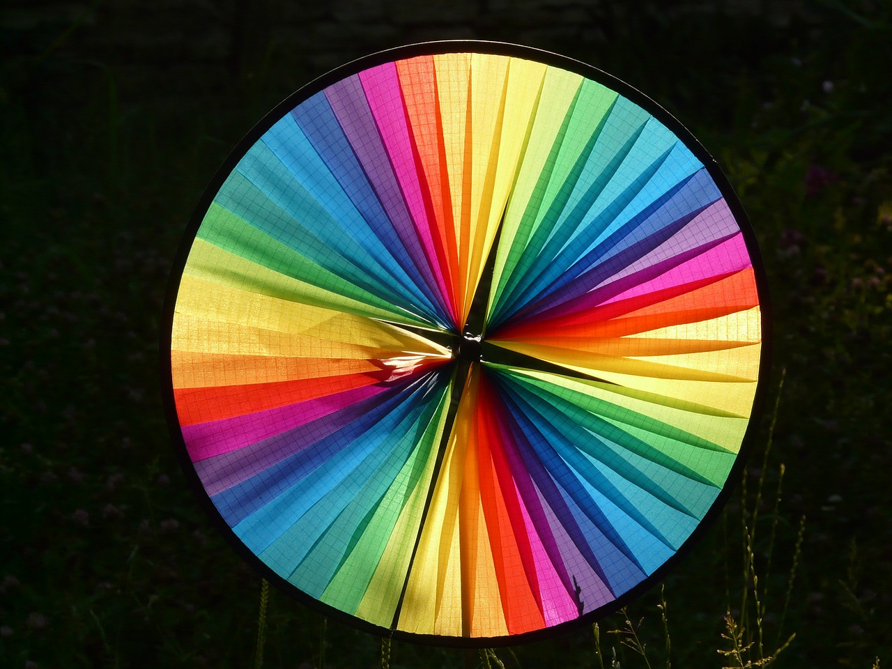 pinwheel wind colorful free photo