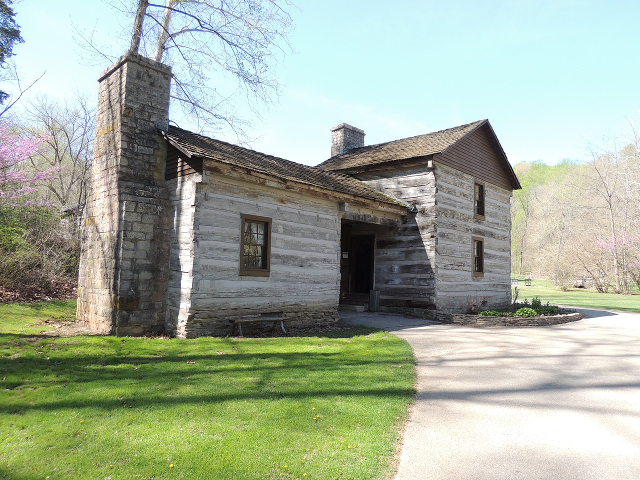 pioneer cabin log free photo