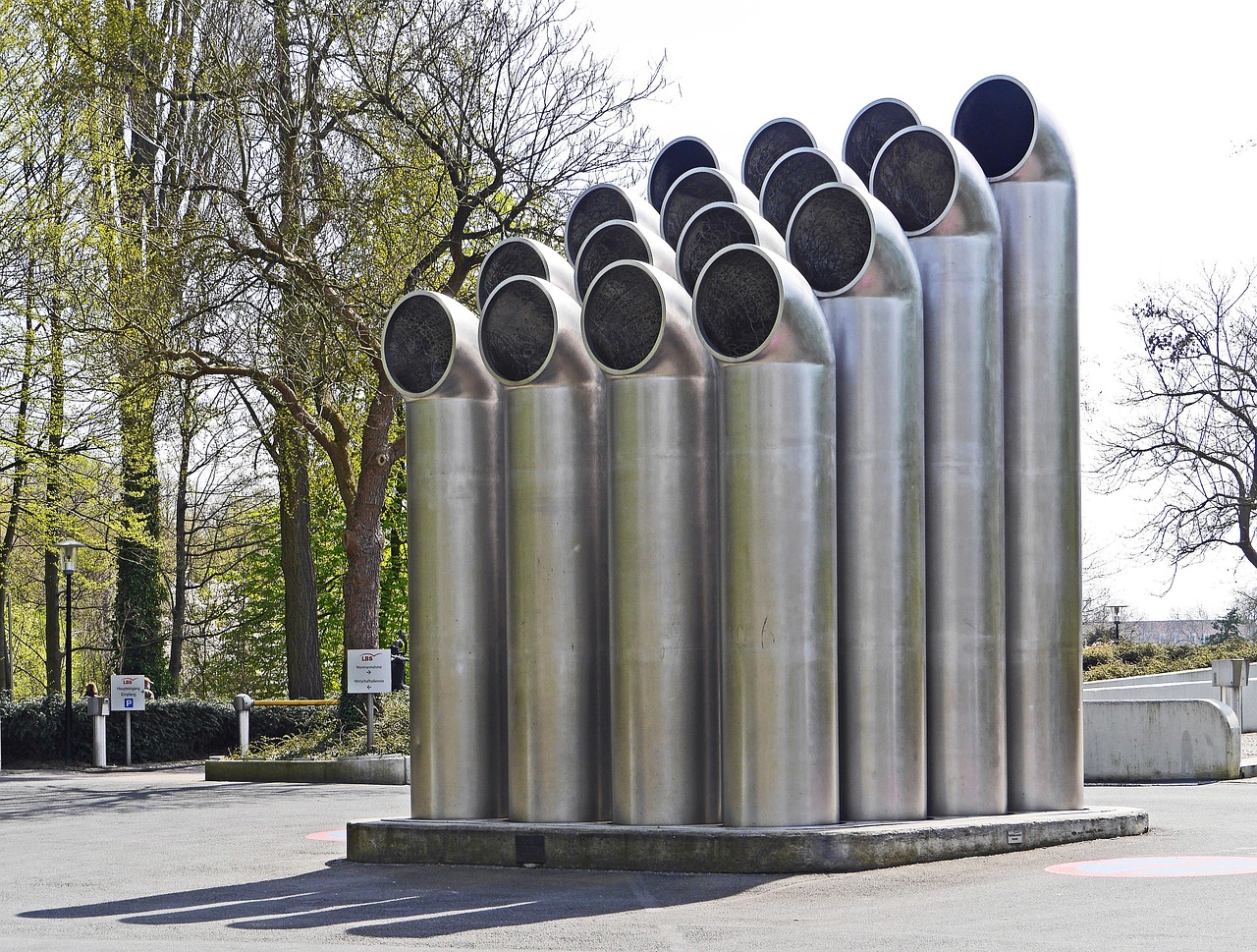 pipe sculpture ventilation free photo