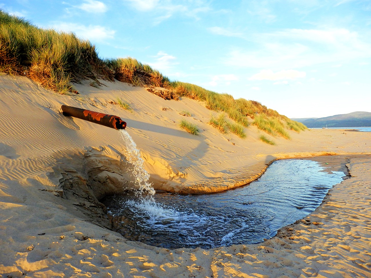 pipe dune sand free photo