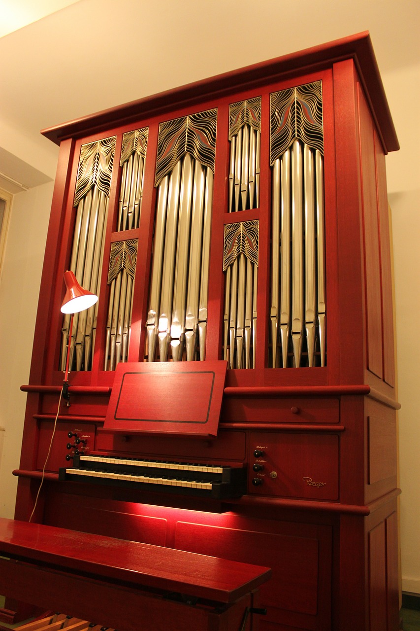pipe organ instrument wood free photo