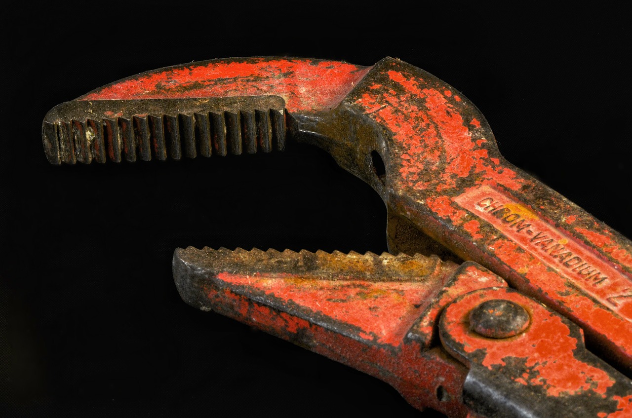 pipe wrench plumber pliers free photo
